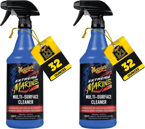 Miniatura 9 de Meguiar's Extreme Marine M180332 - Limpiador multisuperficie profesional para detalles de vehículos recreativos y marinos, elimina la suciedad