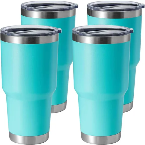 Miniatura 33 de Hasle Outfitters - Vaso de acero inoxidable de 30 onzas, taza de viaje con aislamiento al vacío de doble pared, taza de café aislada duradera, juego