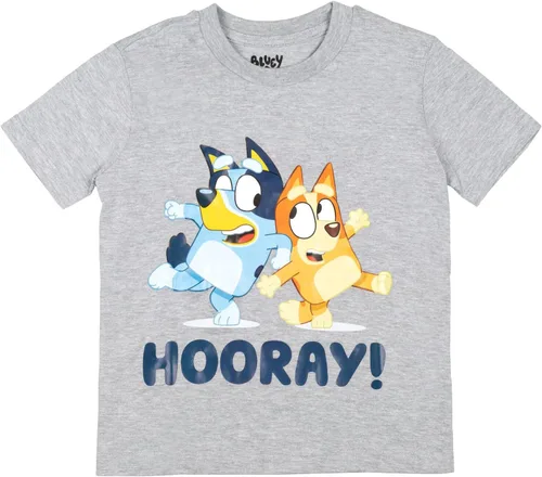 Miniatura 28 de Bluey Paquete de 3 camisetas para niños para verano, paquete de 3 camisetas de algodón para niños