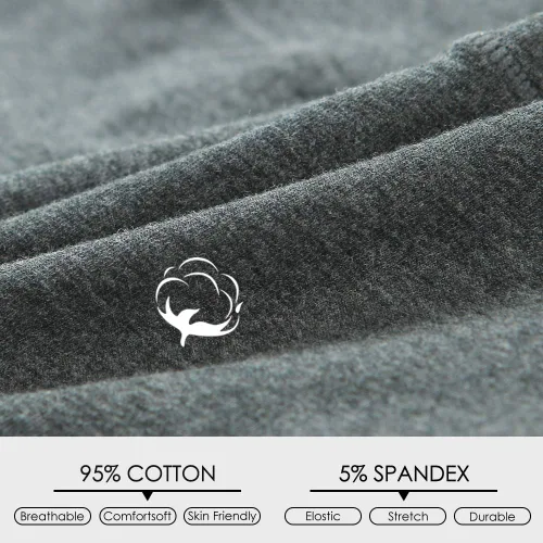 Miniatura 5 de INNERSY - Ropa interior de algodón para mujer de talle alto para posparto paquete múltiple