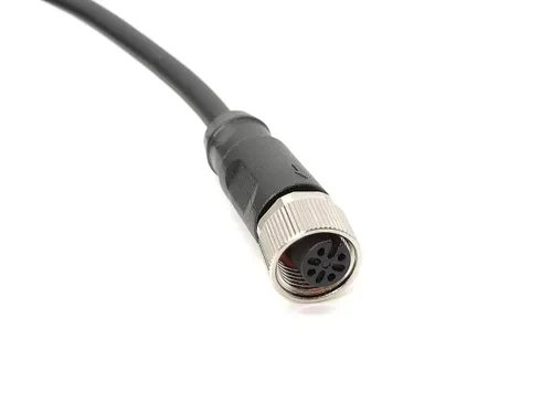 Miniatura 31 de Elecbee Cable M12 A-Code Conector recto de cabeza hembra individual Cable eléctrico de enchufe de aviación (cable de 12 pines 1M/3.3 pies)