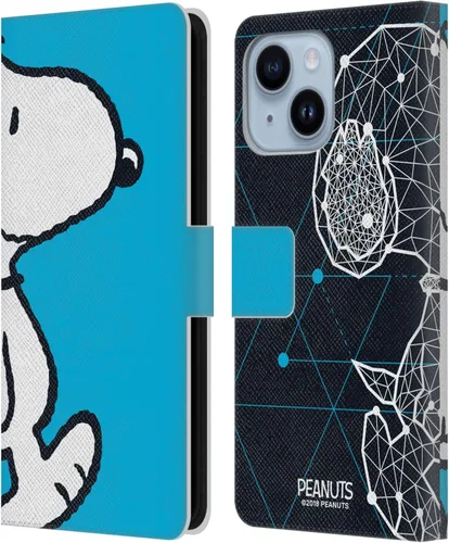 Miniatura 178 de Head Case Designs Funda de piel con licencia oficial de Peanuts Snoopy & Woodstock Balloon Halfs and Laughs para Apple iPhone 7/8/SE 2020 y 2022