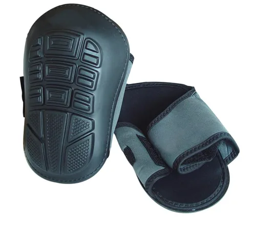 Bon Tool Rodilleras Monster 41-174 - Rodilleras resistentes y ligeras e impermeables, correas anchas de velcro de goma esponja gruesa para
