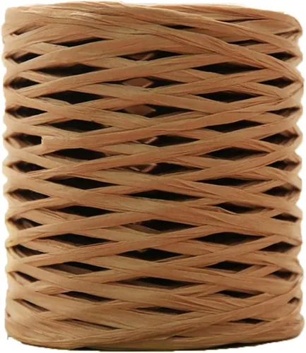 Miniatura 13 de Hilado de ganchillo negro para sombrero de sol de verano, bolsa de playa, hilo de paja de ganchillo hilo de rafia hecho a mano, 656.2 ft/218 yardas