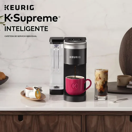 Miniatura 11 de Keurig K-Supreme SMART - Cafetera inteligente, tecnología MultiStream, prepara tamaños de taza de 6 a 12 onzas, color negro Brewid y Multistream