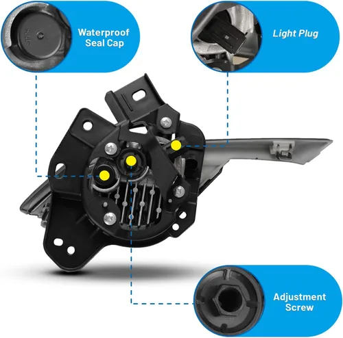 Miniatura 5 de Luces antiniebla compatibles con CX-3 2016 2017 2018 2019 cx3 Driver Passenger Reemplazo Lámparas Asamblea