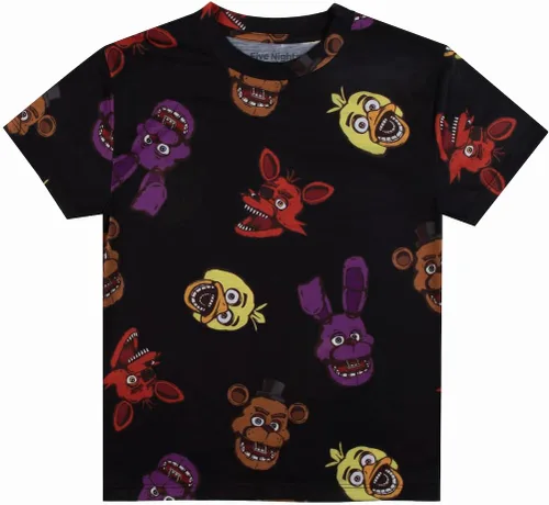 Miniatura 2 de Five Nights At Freddy's Game Over Crew - Camisetas de manga corta para niño (4 unidades)