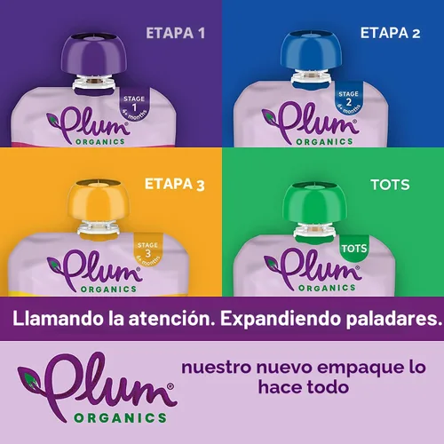 Miniatura 7 de Plum Organics Just Prunes, 4+ Meses - Portabebés de Alimentos Orgánicos, Bolsa de 3.5 oz (Paquete de 12)