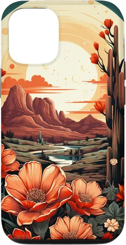 Miniatura 28 de Retro Flower Cactus, Aesthetic, Western Boho Wildflower Case for iPhone 17