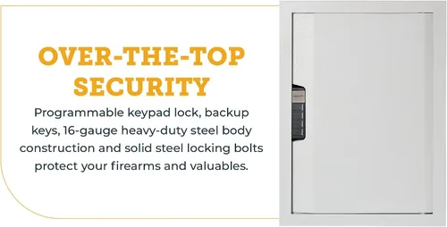 Miniatura 2 de SnapSafe Caja fuerte para armas de pared y dinero – La caja fuerte oculta proporciona seguridad para tus armas de fuego y objetos de valor, entrada