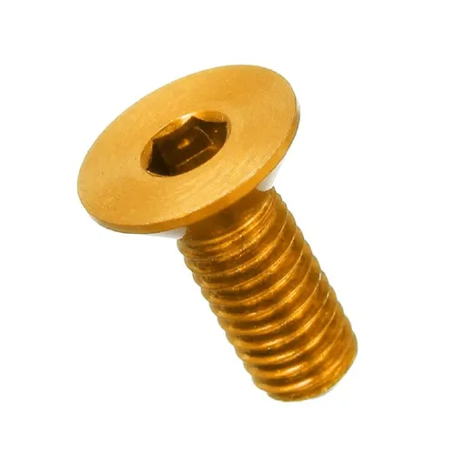 Miniatura 11 de 20 tornillos planos M3 7075 Tornillos Allen de aleación de aluminio Tornillos hexagonales Tornillos de cabeza plana (azul, 0.315 in)
