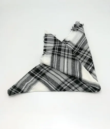 Miniatura 53 de Wander Agio - Bufanda envolvente con diseño a cuadros o triangular para mujer, cálida y larga, de punto, sensación de cachemira, chal