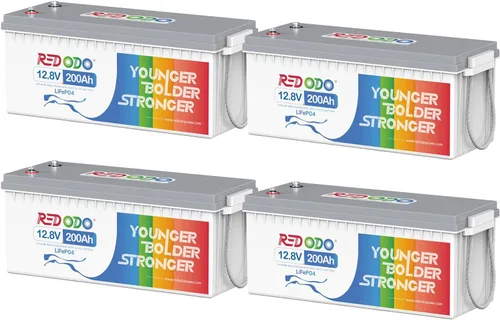 Miniatura 12 de Redodo Batería LiFePO4 de 12.8 V 50 Ah (paquete de 2), repuesto ideal para batería AGM SLA de 12 V 100 Ah, BMS integrado, 4000-8000 ciclos y 10 años