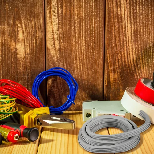 Miniatura 6 de Kingdder Relleno para juntas de expansión de concreto, relleno para grietas en el pavimento, tira de goma EPDM flexible para reparación de grietas