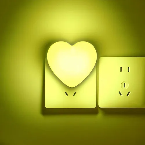 Miniatura 9 de INZU Luces nocturnas enchufables a la pared, luz nocturna LED para niños, bonita luz nocturna con sensor automático de atardecer a amanecer, luz Rosa