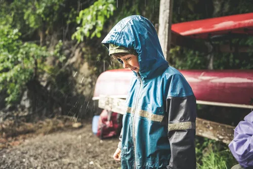 Miniatura 6 de OAKI Traje de Lluvia y Sendero - El Mejor Traje de Lluvia para Niños y Niñas Pequeñas - Overol de Lluvia Muddy Buddy Perfecto para Niños Pequeños