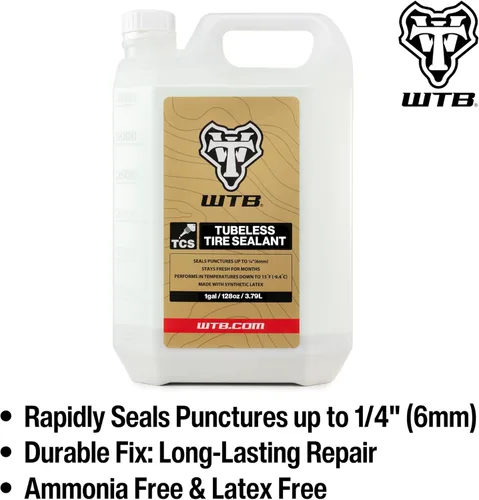 Miniatura 2 de WTB Tubeless Bike Tire Sealant (4 oz to 1 Gallon) - Quick Seal for Punctures up to 6mm - All Conditions