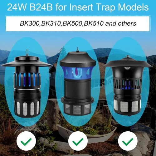 Miniatura 6 de Bombillas UV de repuesto 41050, bombillas de repuesto compatibles con DynaTrap DT1050 DT1100 DT1250, bombilla de repuesto de trampa de 1/2 acre