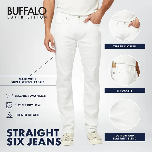Miniatura 4 de Buffalo David Bitton Jeans Straight Six para hombre