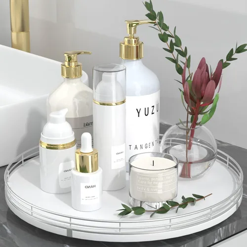 Miniatura 33 de Bandeja de baño de madera de roble de 12 pulgadas para mostrador, bandeja de tocador para perfume, loción, velas, maquillaje, joyería, fregadero