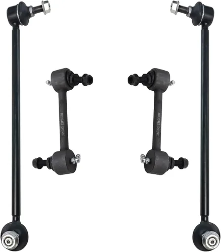 Miniatura 112 de Detroit Axle - 4 barras estabilizadoras AWD para Chrysler 300 2005-2019 Dodge Charger 2005-2008 2005-2008 Magnum Stabilizer Enlaces de extremo