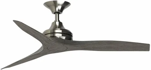 Miniatura 41 de Fanimation Spitfire - Ventilador de techo de 3 aspas, 12 pulgadas de alto y 48 pulgadas de ancho, acabado negro, color hoja de madera de whisky