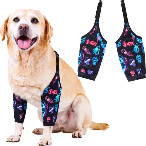 Miniatura 16 de Rodilleras protectoras para coderas de perro, rodilleras, manga para tratamiento de callos para heridas, patas delanteras para evitar lamer
