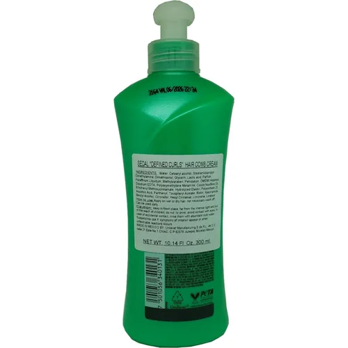 Miniatura 2 de Sedal Curls Defined Hair Comb Cream con aceite de coco, provitamina B5, elastina, 10.1 fl oz, paquete de 2