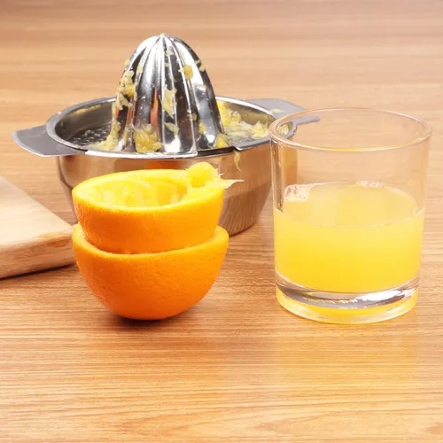 Miniatura 6 de Exprimidor de Frutas de Acero Inoxidable, Exprimidor Manual de Limón, Exprimidor Manual de Frutas para Herramienta de Cocina