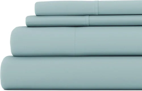 Miniatura 71 de Linen Market Sábanas para cama de tamaño King (azul claro) – Duerme mejor que nunca con estas sábanas King suaves y refrescantes – Bolsillo profundo