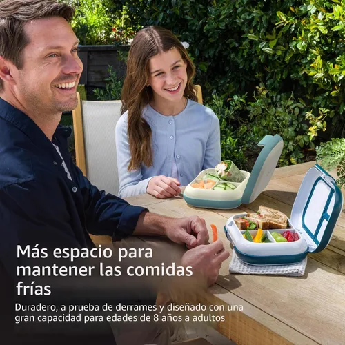 Miniatura 4 de Bentgo Chill Max - Lonchera XL a prueba de fugas - Paquete de hielo incluido mantiene la comida fría; capacidad de 5 tazas para adultos y mayores