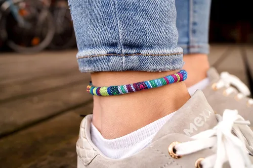 Miniatura 35 de Made by Nami Surfer Anklet for Men and Women Waterproof and Adjustable Surfer Ankle Bracelet String Ankle Bracelet Beach Accessory for Ethnic Hippie