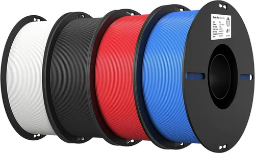 Miniatura 20 de Creality Filamento de impresora 3D, filamento de impresión 3D más resistente y fuerte, precisión +/- 0.001 in, 26.5 lbs, 4.4 lbs, 2 negros, 2