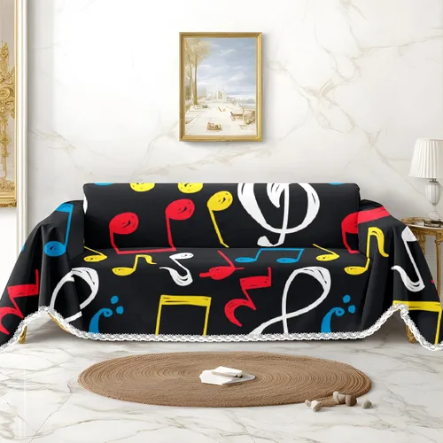 Miniatura 15 de Funda de sofá con estampado de piña a rayas, fundas de sofá para sillón, funda resistente a las manchas, protector universal de muebles