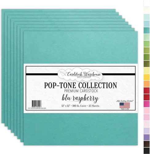 Miniatura 10 de Cardstock Warehouse Pop Tone Banana Split Yellow - 12 x 12 pulgadas - 100 libras / 9.52 oz/m² de papel de cartulina mate premium - 25 hojas