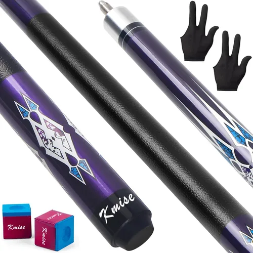 Miniatura 11 de Kmise Pool Stick Set of - 58" Pool Cue Stick, Canadian Maple Professional Billiards Pool Cue, Pool Sticks for Adults, 18~21oz Multiple