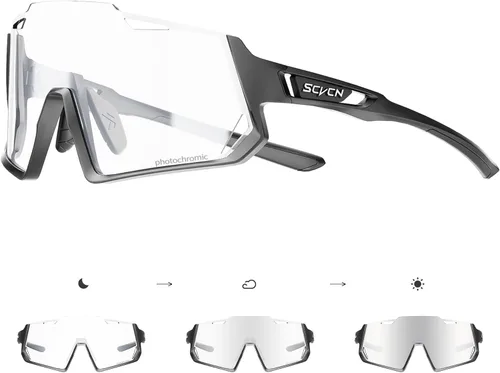 Miniatura 8 de SCVCN Gafas de ciclismo fotocromáticas Gafas de sol deportivas transparentes hombres mujeres MTB BMX Running Driving