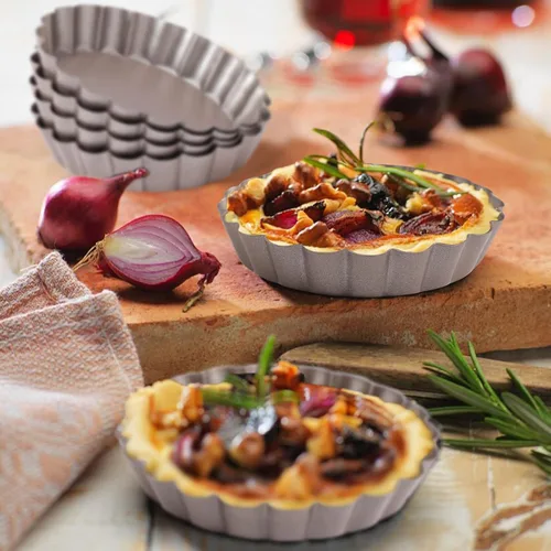 Miniatura 4 de Webake - Molde para muffin y tartas con parte inferior desmontable, Dorado