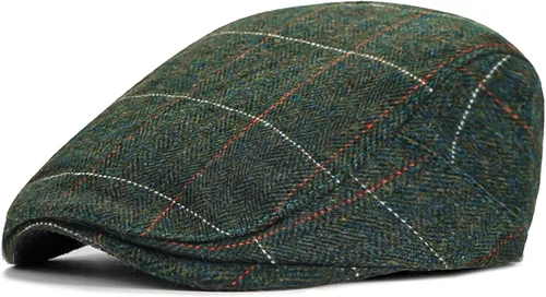 Miniatura 8 de Xinveen Sombreros de Repartidor para Hombres de Invierno Planos Ivy Gatsby Gorra Irlandesa de Taxista Ivy de Conducir de Caza