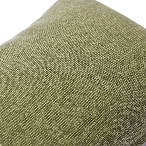 Miniatura 4 de Creative Co-Op Funda de almohada lumbar de lona tejida, 12 x 20 pulgadas, color verde salvia