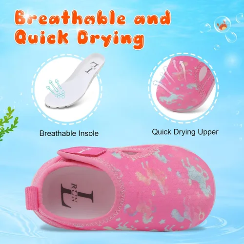 Miniatura 2 de Zapatos de agua para niños y niñas, zapatos de playa para niños y niñas, secado rápido, antideslizantes, transpirables, calcetines acuáticos