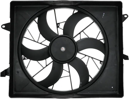 Miniatura 119 de TRQ Conjunto de ventilador de refrigeración dual del radiador compatible con Toyota Highlander 2008-2013 TO3115155