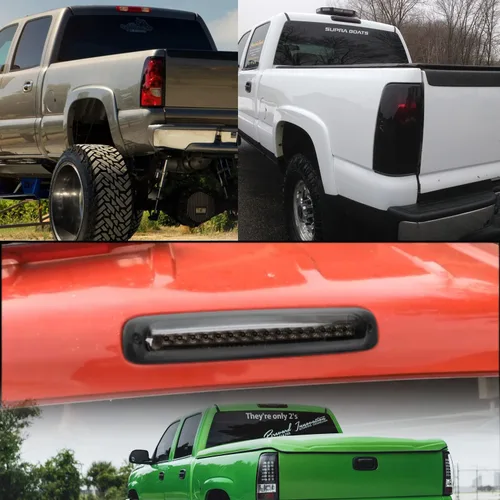 Miniatura 6 de Tercera luz de freno LED de repuesto para Chevy Silverado GMC Sierra 1500 2500 1999-2006 rojo LED estroboscópico trasero tercer centro de freno
