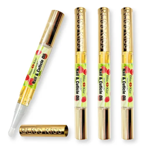 Miniatura 10 de NUEVO Bliss Kiss simplemente aceite puro de cutícula y uña kit principiante
