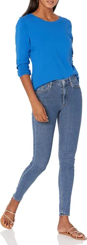 Miniatura 4 de Tienda Essentials - Camiseta de manga larga con cuello redondo para mujer