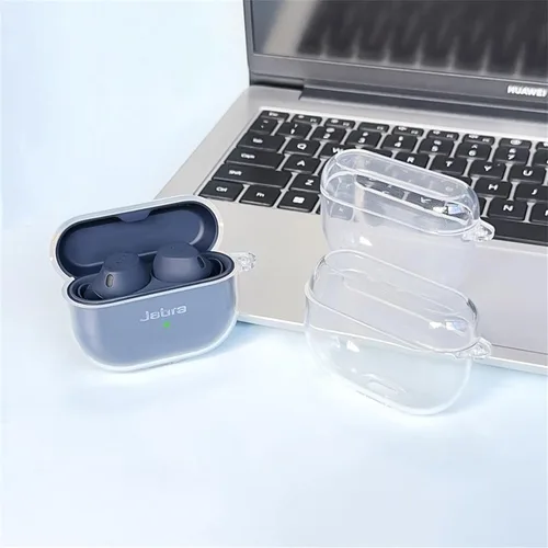 Miniatura 4 de DAYJOY Paquete de 2 fundas transparentes de TPU suave compatibles con Jabra Elite 10/Elite 8 Active/Elite 8 Active Gen 2/Elite 10 Gen 2, funda