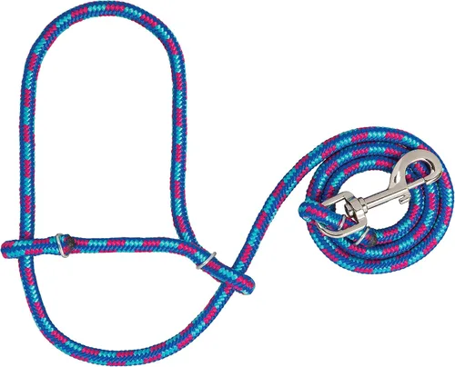 Weaver Leather Cabestro para ovejas de cuerda de polietileno con hebilla, azul/cal, promedio