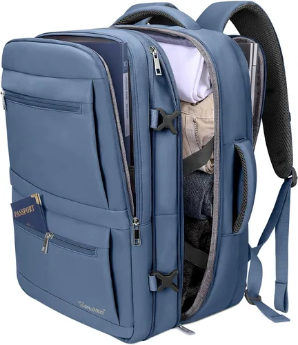 Miniatura 14 de BALEINE Mochila de Viaje para Mujeres y Hombres, Mochila Grande y Resistente de Equipaje de Mano para Laptop, Regalos para Negocios, Casual, Viajes
