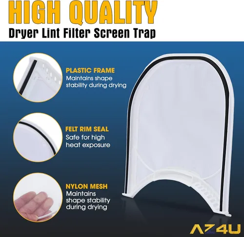 Miniatura 7 de Trampa de pantalla de filtro de pelusa para secadora que reemplaza para LG DLE7177WM DLE5977B DLE5955W DLE5977S DLE2532W DLE3733S DLE3733W DLE5932W