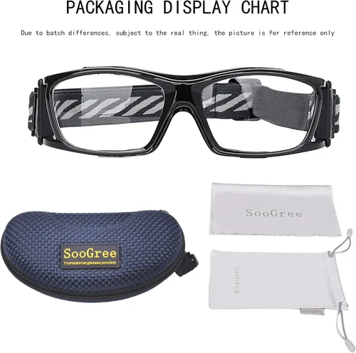 Miniatura 7 de SooGree Sports Goggles Racquetball Glassess Basketball Football Soccer Goggles for Men & Women Adjustable Strap
